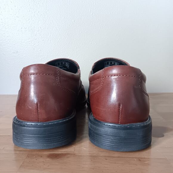 Bostonian Flexlite Mens 10 M Brown Loafers Shoes Bolton Used 21938 - Picture 7 of 11